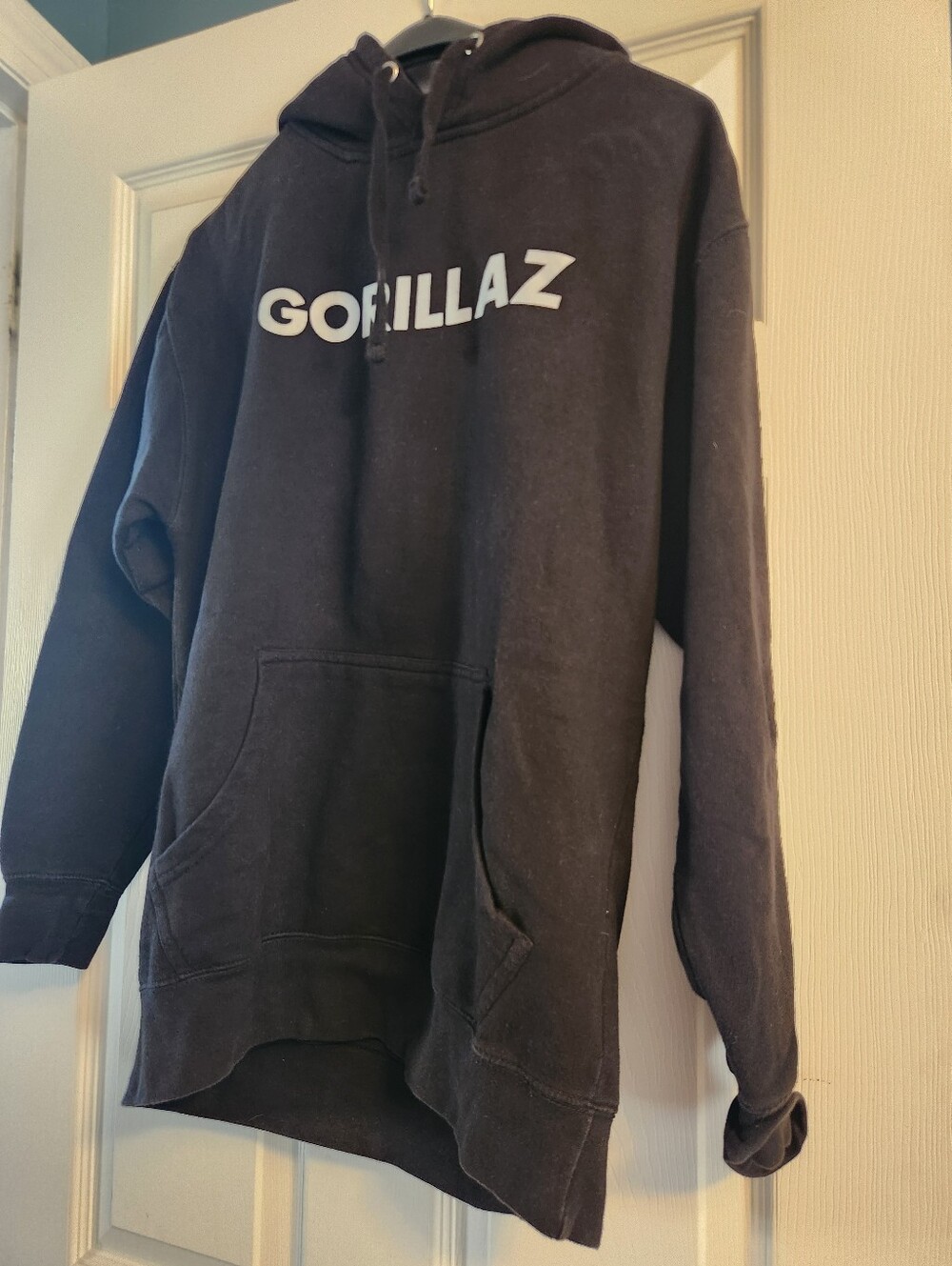 GORILLAZ BAND Authentic Black Pullover Hoodie - Men's M Sweater